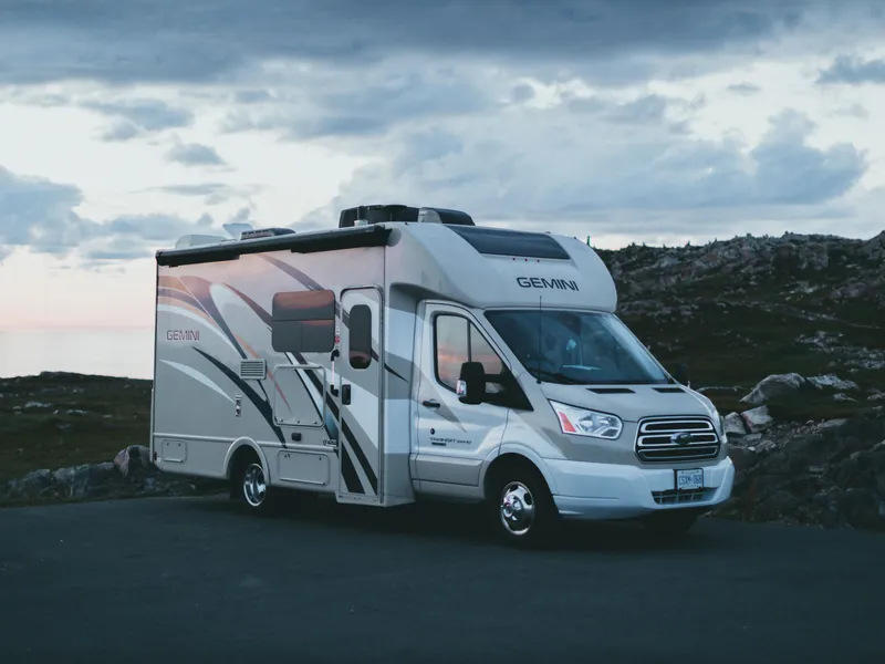 Mobile RV repair at a trailhead near Grand Junction, CO