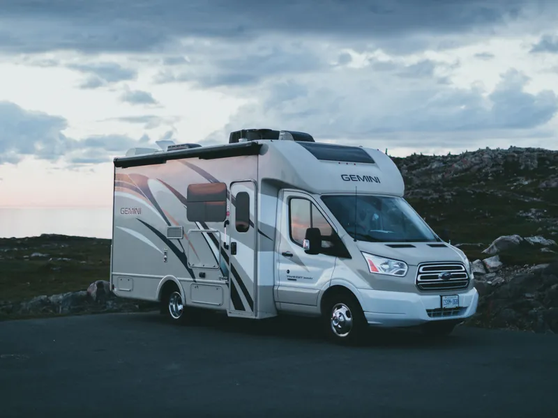 RV parked on the Western Slope near Grand Junction